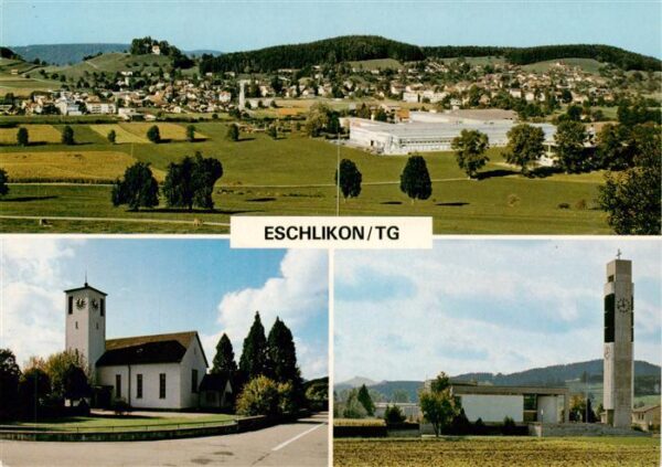 Eschlikon Panorama Kirchen