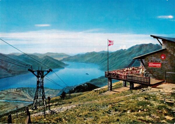 Locarno Lago Maggiore TI Seggiovia Colmanicchio Cimetta