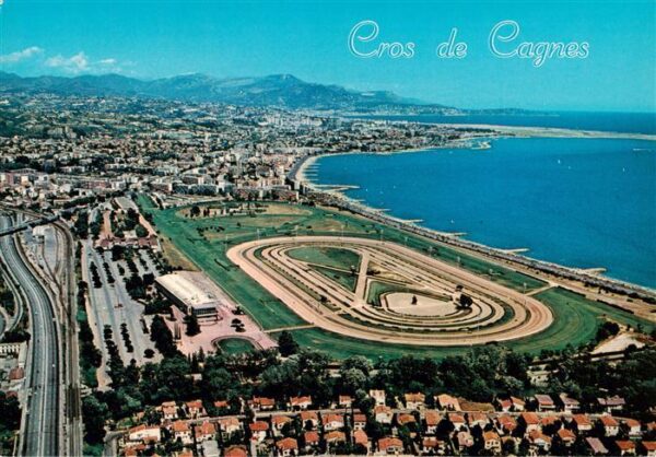 Cros-de-Cagnes 06 Alpes-Maritimes Vue generale aerienne l’Hippodrome de l