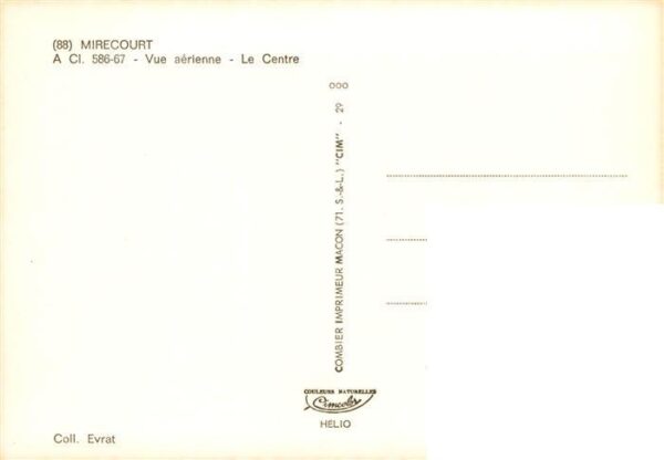 Mirecourt 88 Vosges Le centre vue aérienne – Bild 2