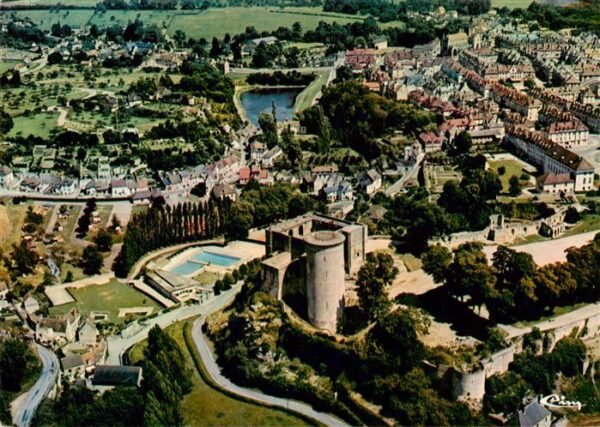 Falaise  14 Calvados Vue aerienne