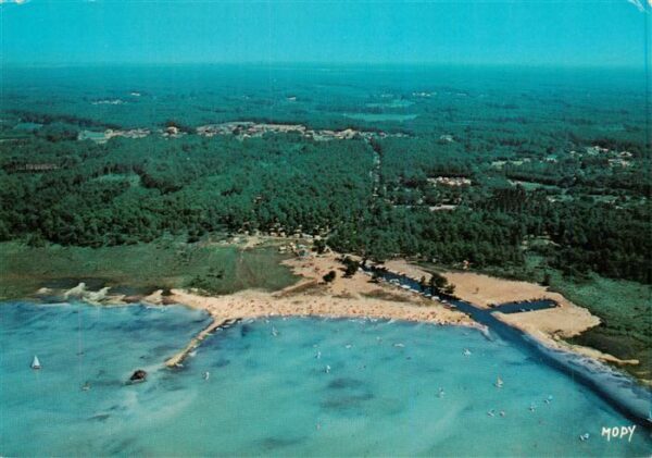 Biscarrosse  40 Landes La Plage de l’Etang de Cazaux et de San