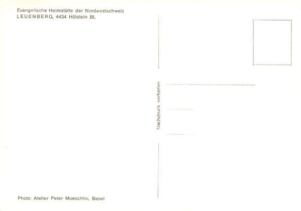 Leuenberg Liestal BL Evangelische Heimstätte der Nordwestsch – Bild 2