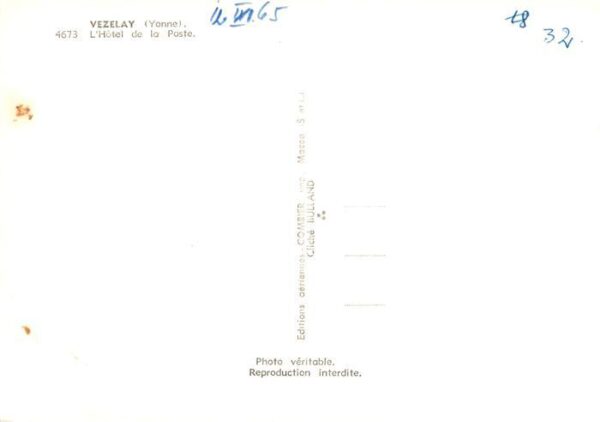 Vezelay 89 Yonne Hotel de la Poste Vue aerienne – Bild 2