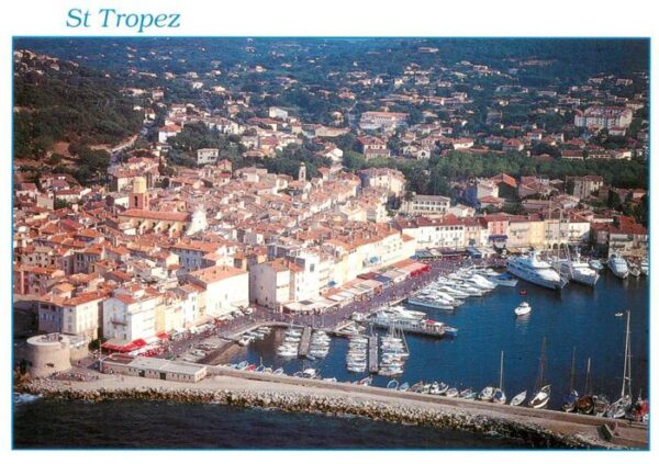 St-Tropez 83 Fliegeraufnahme mit Yachthafen