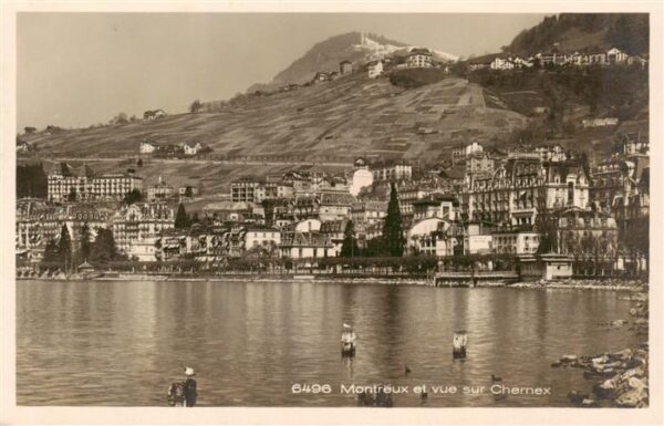 Montreux  VD et vue sur Chernex
