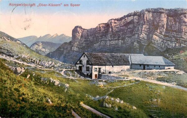 Ober-Kaesern Oberkaeseren Amden SG Alpenwirtschaft am Speer