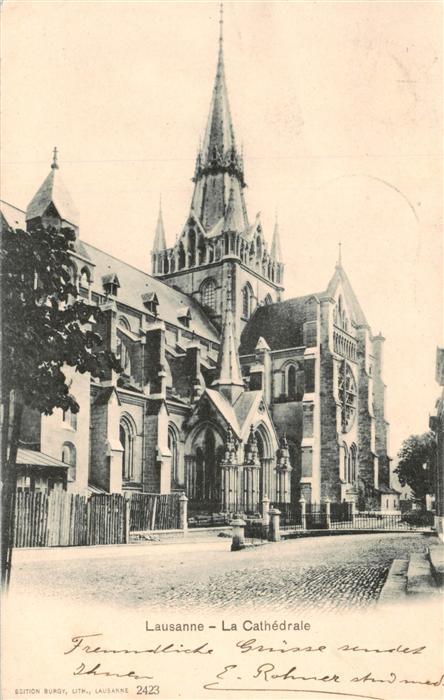 Lausanne VD La Cathedrale