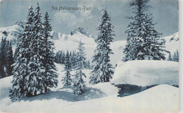 Adelboden BE Am Hahnenmoos Pass