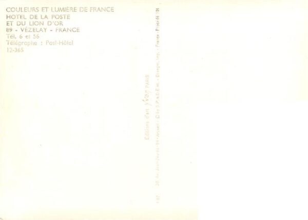 Vezelay 89 Yonne Hotel de la Poste et du Lion d_Or – Bild 2