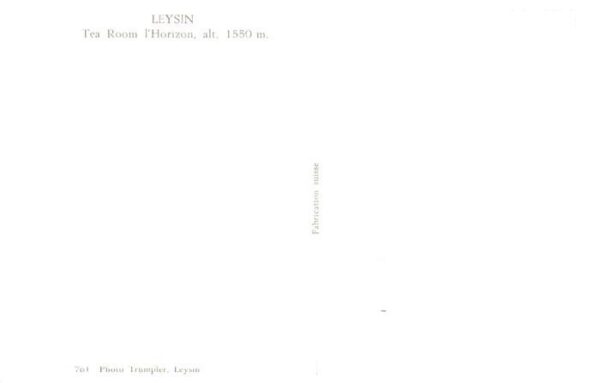 Leysin VD Tea Room l_Horizon – Bild 2