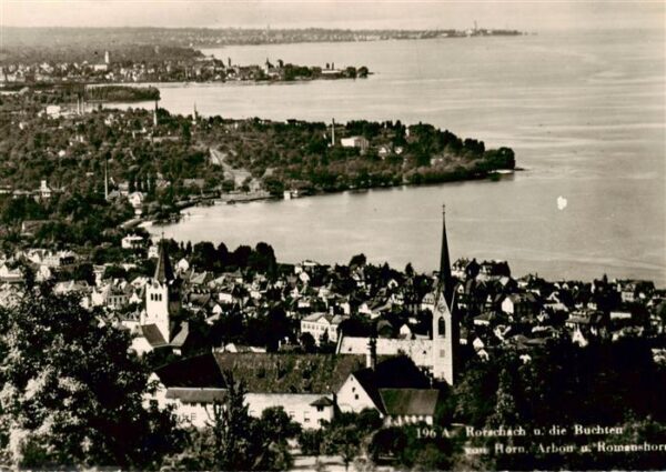 Rorschach Bodensee SG Fliegeraufnahme