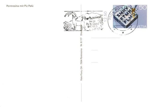 Pontresina Fliegeraufnahme mit Piz Palü – Bild 2