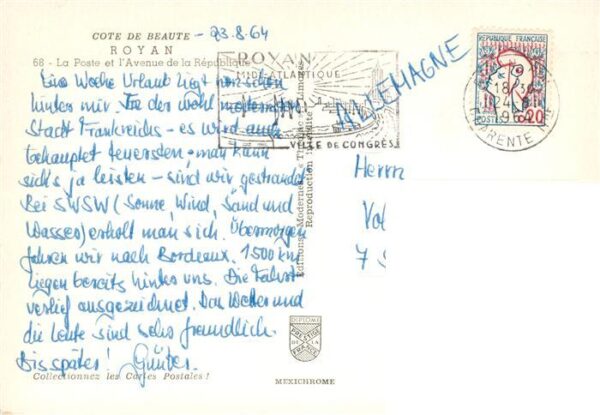 Royan 17 La Poste et l’Avenue de la Republique – Bild 2
