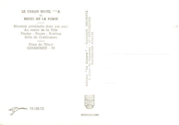 Gerardmer 88 Vosges Le Grand Hotel et Hotel de La Poste – Bild 2