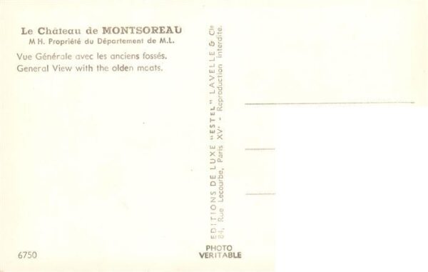 Montsoreau Le Chateau Vue generale avec les ancien – Bild 2