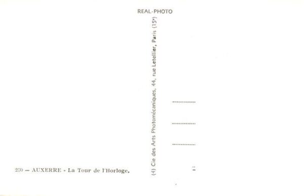 Auxerre 89 Yonne La Tour de l_Horloge – Bild 2