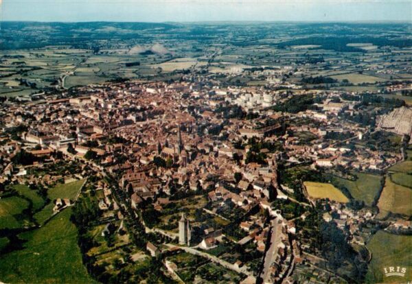 Autun 71 Saone-et-Loire Vue aérienne