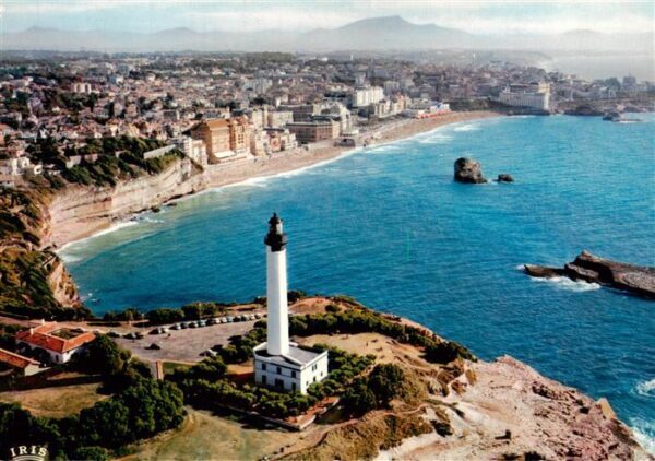 Biarritz Pyrenees Atlantiques Vue aerienne de la Grande Plage
