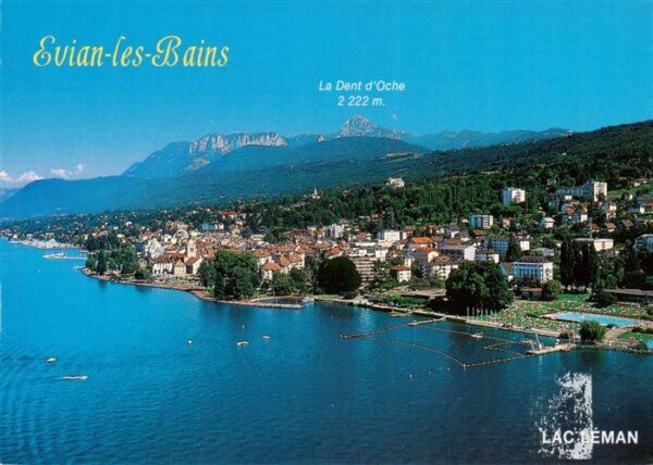 Evian-les-Bains 74 Ville fleurie sur la rive du Lac Leman