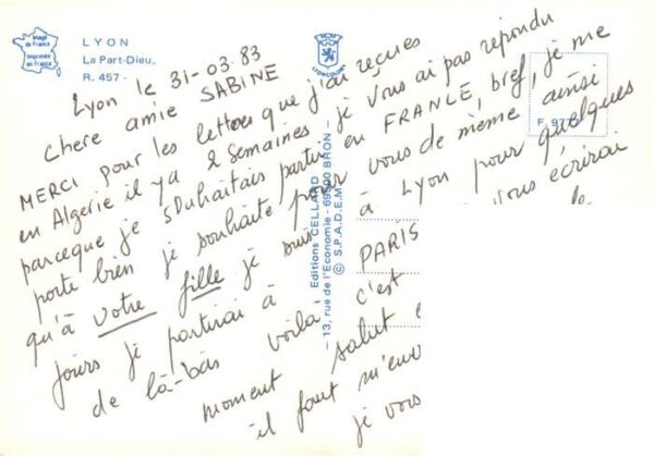 Lyon 69 Rhone La Part Dieu Vue d_ensemble – Bild 2