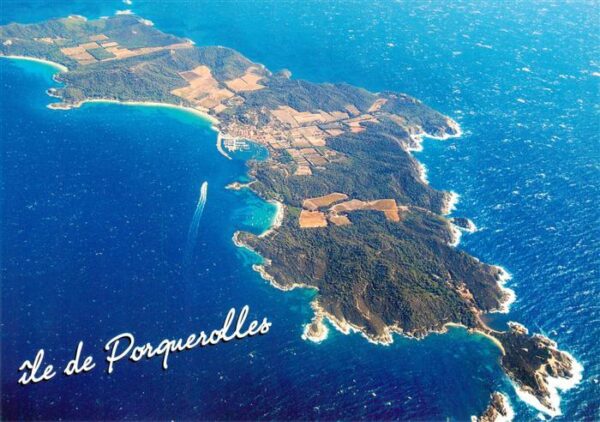 Hyeres-les-Palmiers 83 Var Ile de Pöorquerolles Vue aerienne