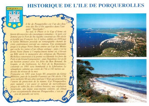 Porquerolles Fliegeraufnahme Strandpartie