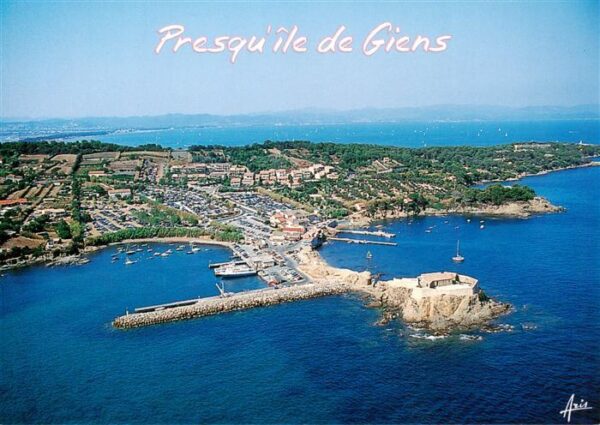 Presqu Ile-de-Giens 83 Var Vue aerienne La Tour Fondue