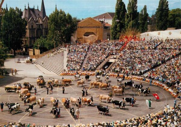 Vevey VD Fete des Vignerons Vevey 1977 Mise en s