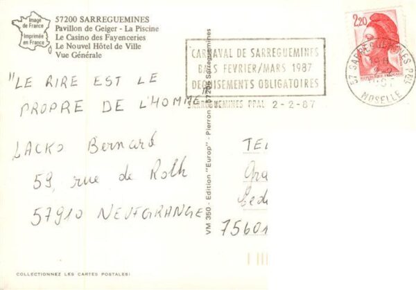 Sarreguemines 57 Moselle Pavillon de Geiger La Piscine Le Casino – Bild 2