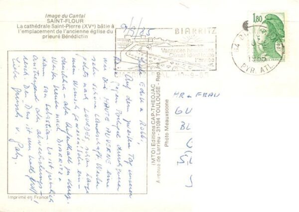 Saint-Flour 15 Cantal La cathedrale Saint Pierre batie a l’em – Bild 2