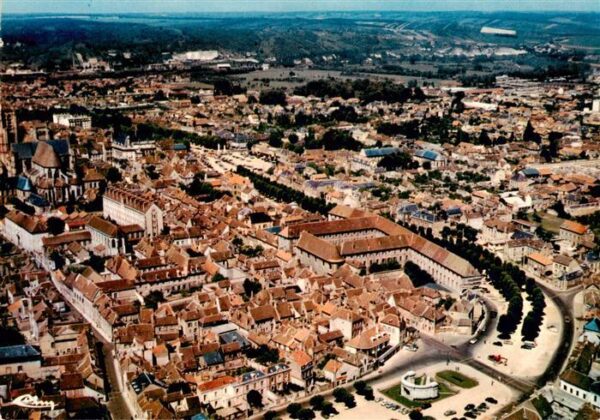 Sens 89 Vue generale aerienne