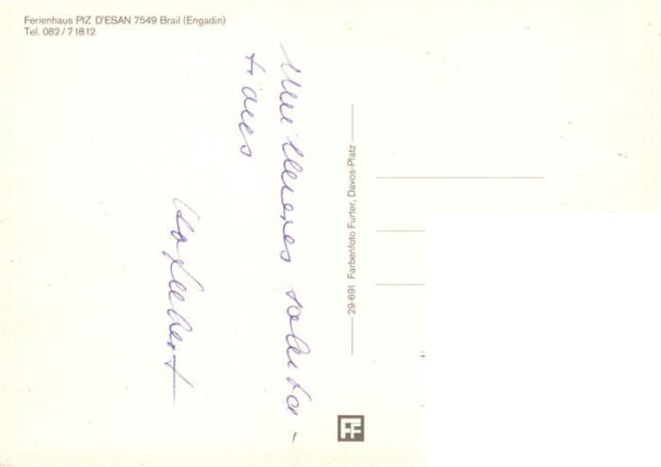 Brail Ferienhaus Piz d’Esan Bettenlager Gastr – Bild 2