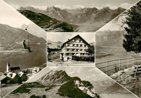 Amden SG Privatpension Alpenrösli Walenseepartie