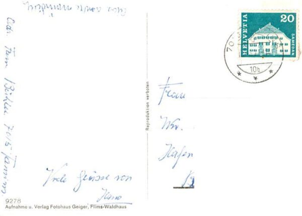 Reichenau-Tamins GR mit Kunkelpass – Bild 2