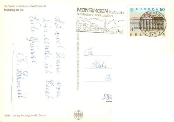 Muensingen Konolfingen BE Ortspartien Kirche Bus – Bild 2