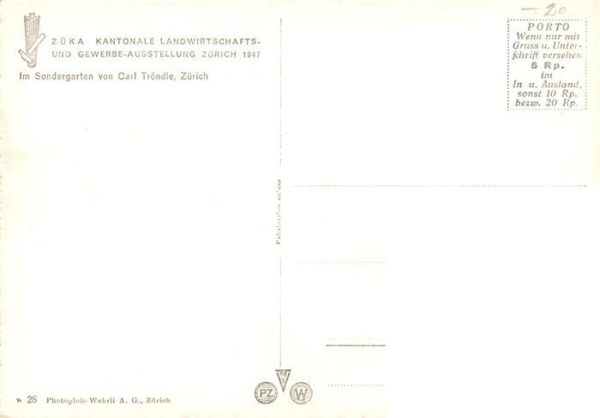 Zuerich ZH ZÜKA Kantonale Landwirtschafts und Gewe – Bild 2