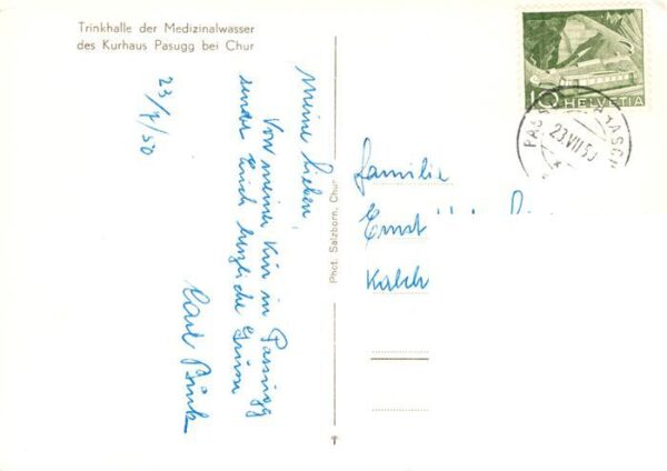 Passugg GR Trinkhalle der Medizinalwasser des Kurh – Bild 2