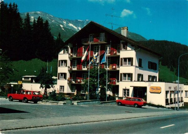 Parpan GR Posthotel Parpan mit Stätzerhorn