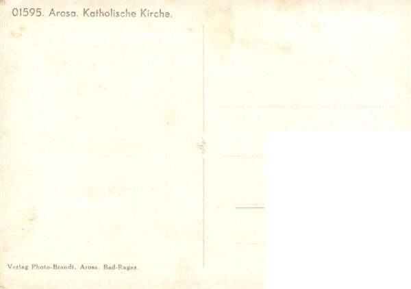 Arosa GR Kath Kirche Inneres – Bild 2