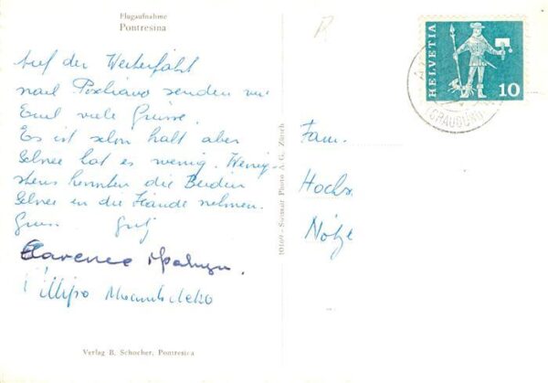 Pontresina Fliegeraufnahme – Bild 2