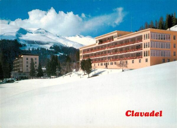 Clavadel Davos GR Zürcher Hochgebirgsklinik