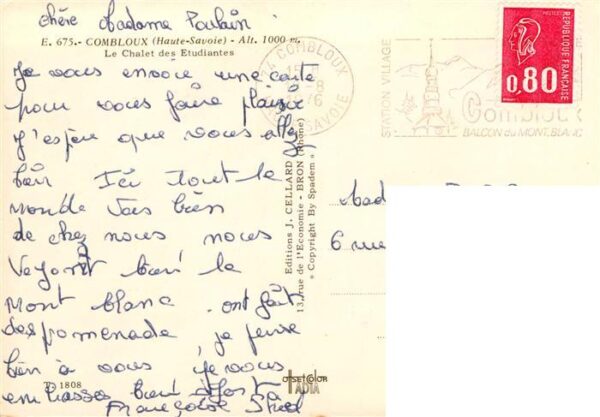 Combloux 74 Haute-Savoie Le Chalet des Etudiantes – Bild 2