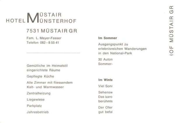Muestair GR Hotel Müster Münsterhof – Bild 2