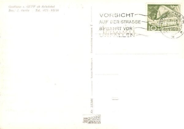 Rehetobel Blick vom Gupf zum Bodensee Gasthaus zu – Bild 2