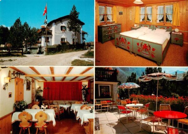 Fex Crasta Pension Crasta Gaststube Gastzimmer Ter