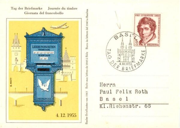 Basel BS Tag der Briefmarke Verband Schweizerisc