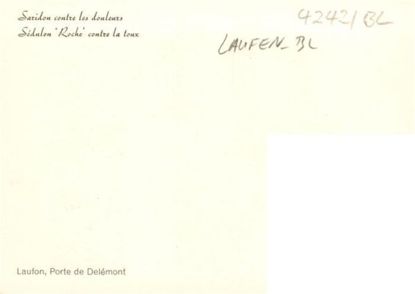 Laufen  Laufon BL Saridon contre les douleurs – Bild 2
