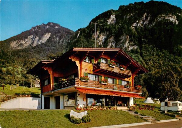 Vitznau Witznau Vierwaldstaettersee LU Campingplatz Restaurant