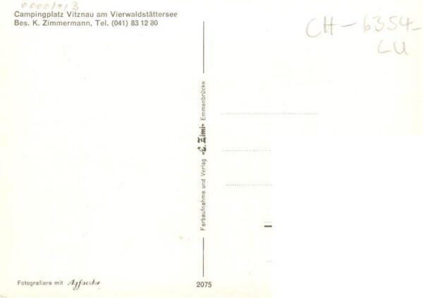 Vitznau Witznau Vierwaldstaettersee LU Campingplatz Restaurant – Bild 2
